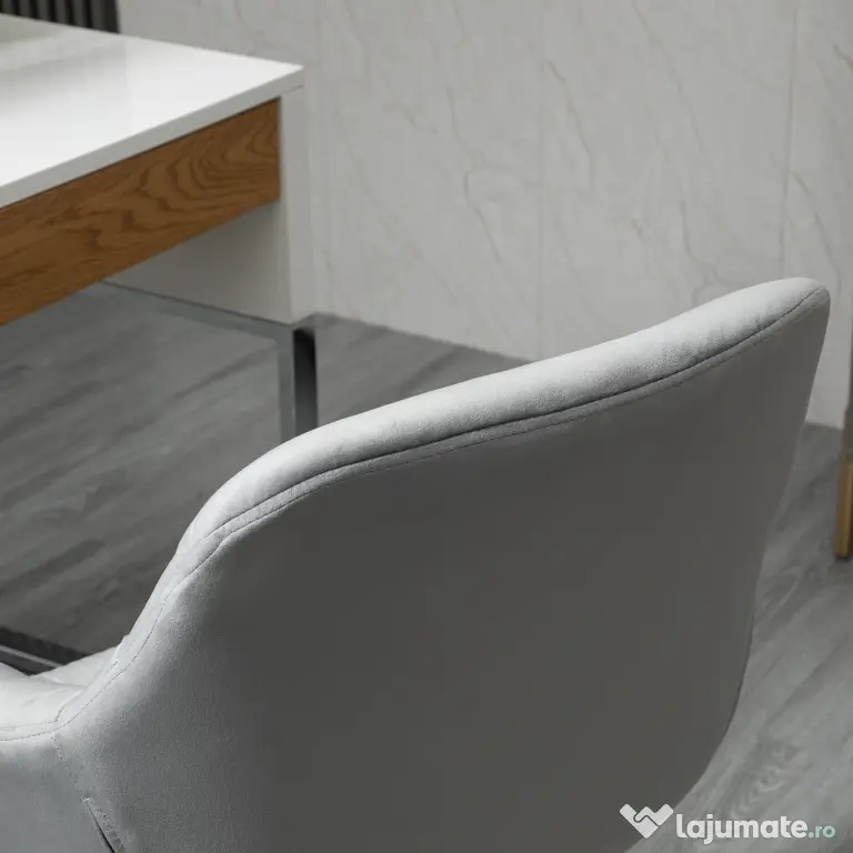 Vinsetto scaun ergonomic de birou, 59x58x80-90 cm, gri | Aosom Romania