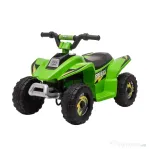 Homcom ATV Electric pentru Copii – 6V, Verde, Viteza 2,8-4,6 km/h