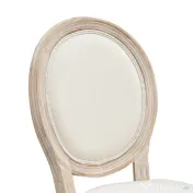 HOMCOM Set 2 Scaune Căptușite Vintage pentru Sufragerie și Bucătărie, Scaune Tapițate Stil Retro 49x56x96 cm, Alb 