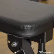 HOMCOM Bancă de Greutăți Pliabilă cu 8 Înălțimi Reglabile și Suport pentru Halteră, 140x73x98-122 cm, Negru | Aosom Romania 