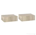 Homcom Comodine Suspendate 40×30 cm in Stil Modern – Legno