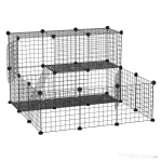 PawHut cusca modulara pentru iepuri, 105x105x70cm