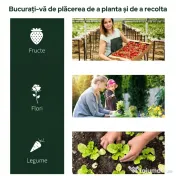 Outsunny Seră de grădină în formă de tunel din oțel cu acoperire din PVC, 200x100x80 cm, transparentă și verde 