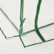 Outsunny Seră de grădină în formă de tunel din oțel cu acoperire din PVC, 200x100x80 cm, transparentă și verde 