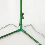 Outsunny Seră de grădină în formă de tunel din oțel cu acoperire din PVC, 200x100x80 cm, transparentă și verde 