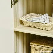 HOMCOM Dulap de bucatarie cu 4 usi, 3 dulapuri, sertar, dulap de perete si raft din placi aglomerate, 102x48x180cm, alb si culoarea lemnului 