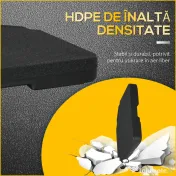 Outsunny Bază pentru Umbrelă din 4 Piese Reumplibilă cu Apă sau Nisip și Cârlige de Conexiune, Negru 