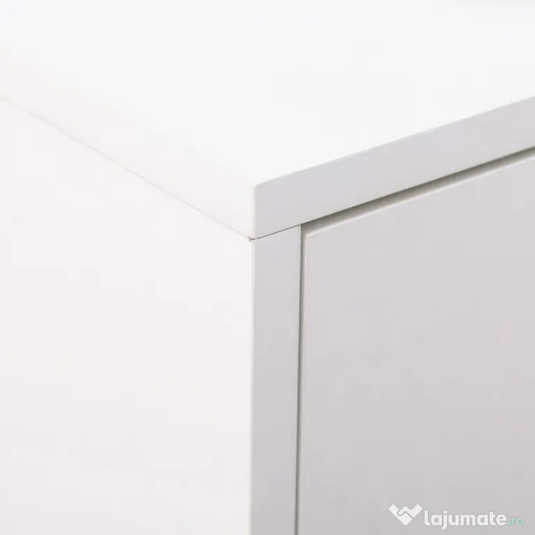 HOMCOM Dulap Hol Modern, 12 Perechi, 2 Uși și Sertar, Alb | Aosom Romania