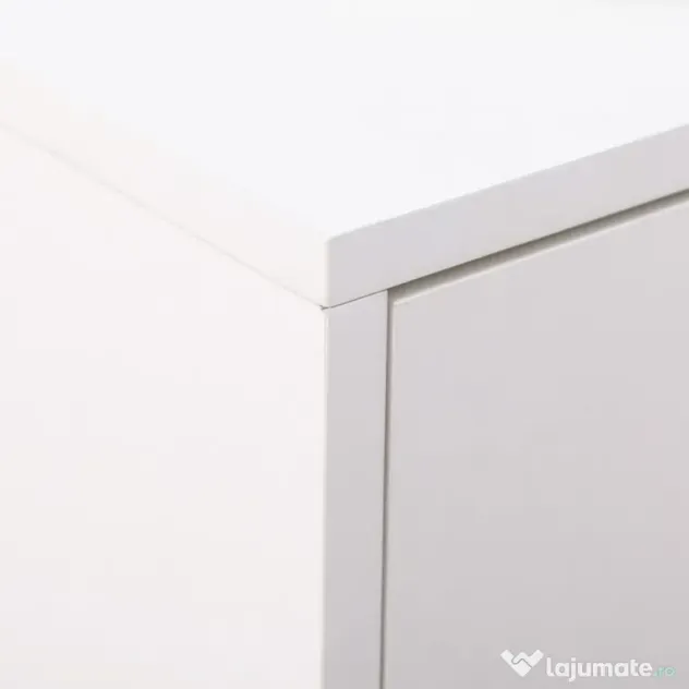 HOMCOM Dulap Hol Modern, 12 Perechi, 2 Uși și Sertar, Alb | Aosom Romania