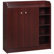 Homcom Dulap Pantofi 83×30×90 cm – Lemn, 12 Perechi, Culoare Cafenie