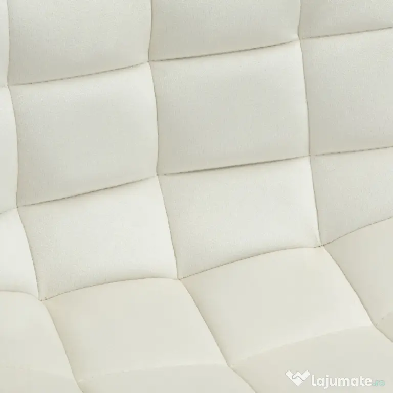 HOMCOM Set de 2 scaune bar cu spatar, scaune inalte tapitate, stil nordic | Aosom Romania