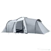 Outsunny Cort Camping 4-5 Persoane 2 Camere Familie Impermeabil Baldachin 590x245x193cm Gri | Aosom Romania 