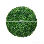 HOMCOM Set de 2 Bile Artificiale, Bile de Arbori Topiari din Buxus,  Ø40cm, Verde | Aosom Romania 
