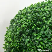 HOMCOM Set de 2 Bile Artificiale, Bile de Arbori Topiari din Buxus,  Ø40cm, Verde | Aosom Romania 