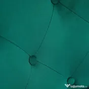 HOMCOM Fotoliu Balansoar din Catifea cu Spătar Înalt, Fotoliu Balansoar cu Pernă și Brațe, 70x86x94 cm, Verde | Aosom Romania 