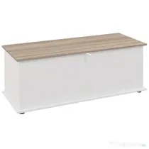 HOMCOM Bancă multifuncțională din lemn pentru dormitor și hol, alb, 100x40x40 cm | Aosom Romania