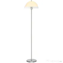 HOMCOM Lampă de Podea cu Abajur Dublu Strat pentru Living, Sufragerie, Dormitor, din Metal și Acrilic, Ø35x150 cm, Alb | Aosom Romania