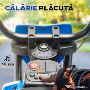 AIYAPLAY Motocicletă Electrică pentru Copii cu Roți Detașabile, Suspensii, Sunete și Indicator de Încărcare, Albastru | Aosom Romania 