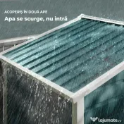 Outsunny Căsuță de Grădină din Metal cu Uși Glisante și Lacăt cu Chei, 2,1x1,2x1,9m, Verde | Aosom Romania 