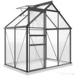Outsunny Seră Walk-In din Policarbonat 192.5 x 131 cm