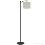 HOMCOM Lampă de Podea LED Dimmerabilă cu Telecomandă, 11 Nuanțe de Temperatură și 11 Niveluri de Luminozitate, Temporizator 60 Minute, Negru