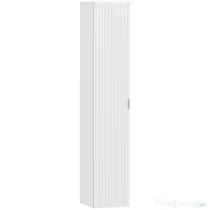 HOMCOM Dulap de Baie Suspendat, Colona de Baie cu 5 Niveluri și Rafturi Reglabile, Închidere Amortizată Soft Close, Dulap Salvaspațiu Modern, 30x31.5x160 cm, Alb | Aosom Romania