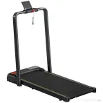 SPORTNOW Bandă de Alergat Pliabilă cu Inclinare Reglabilă, Viteză 1-10 km/h, Display LED și Telecomandă, Negru
