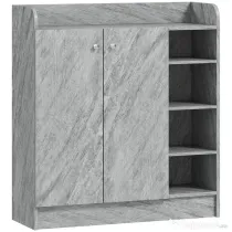 Homcom Dulap Pantofi 83×30×90 cm – Lemn, 12 Perechi, Culoare Cafenie | Aosom Romania