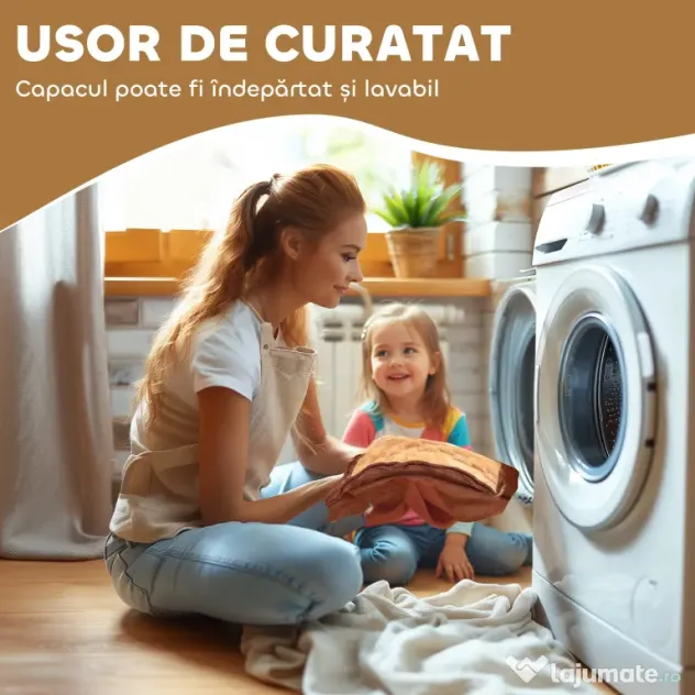AIYAPLAY Cal Electric de Călărit, Jucărie pe Baterii cu Acoperire Lavabilă și Roți Silențioase, Maro | Aosom Romania