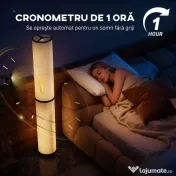 HOMCOM Lampă de Podea cu Telecomandă și Reglaj Temperatură 3000-6000K, Abajur din Material Textil, Ø20x135 cm, Bej | Aosom Romania 