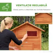 PawHut găini ouătoare coteț adăpost | Aosom Romania 