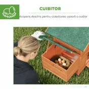 PawHut găini ouătoare coteț adăpost | Aosom Romania 