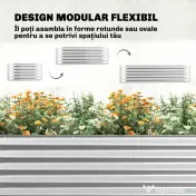 Outsunny Strat Înălțat de Grădină cu Seră și Jardinieră | Aosom Romania 