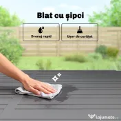 Outsunny masă extensibilă pentru exterior masă de grădină masă de prânz | Aosom Romania