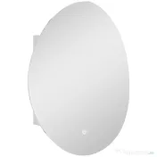 HOMCOM Dulap Baie LED, Anti-Condens, Iluminare Reglabilă 3 Tonuri, Alb, Montare pe Perete | Aosom Romania 