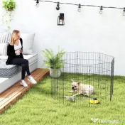 PawHut Țarc pentru pui de câine și spațiu de joacă pentru animale de companie | Aosom Romania 