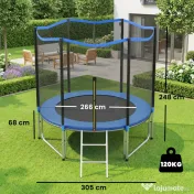 SPORTNOW trambulină elastică, trambulină, trambulină elastică de grădină