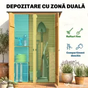 Outsunny căsuță dulap cămară dulapior magazie box | Aosom Romania