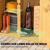 Outsunny căsuță dulap cămară dulapior magazie box | Aosom Romania