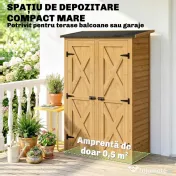 Outsunny căsuță dulap cămară dulapior magazie box | Aosom Romania