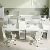 HOMCOM Birou pentru Studiu și Scris cu Sertar și Rafturi, 108 cm, Alb | Aosom Romania 