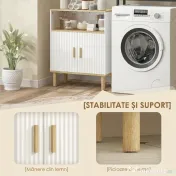 HOMCOM dulap multifuncțional joasă înălțime | Aosom Romania 