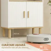 HOMCOM dulap multifuncțional joasă înălțime | Aosom Romania 