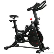 Bicicletă SPORTNOW pentru Acasă, Stativă cu Aplicație, Rezistență Magnetică 0-100% | Aosom Romania 