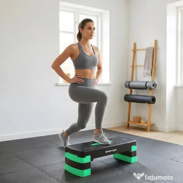 SPORTNOW platformă step aerobic | Aosom Romania