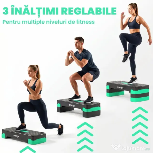 SPORTNOW platformă step aerobic | Aosom Romania