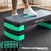 SPORTNOW platformă step aerobic | Aosom Romania