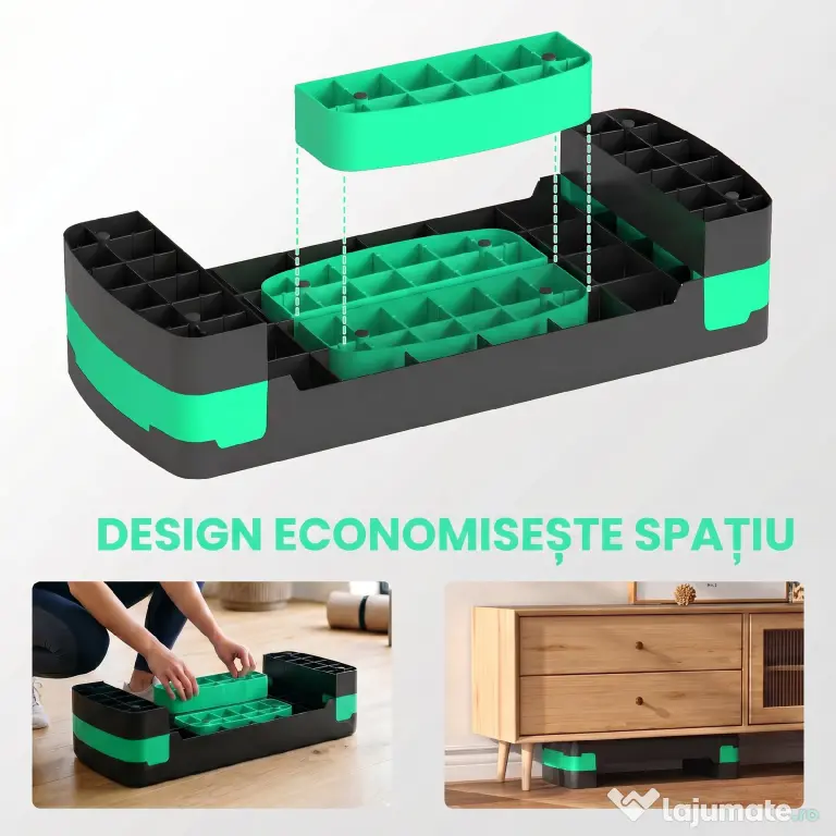 SPORTNOW platformă step aerobic | Aosom Romania
