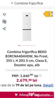 Frigider - Combină frigorifică beko