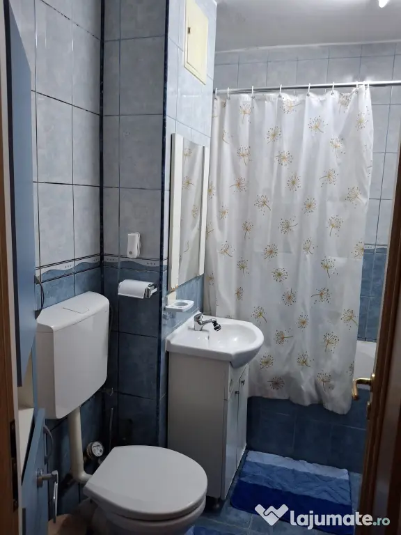 Închiriez apartament 2 camere Valea Aurie Sibiu, mobilat, lift, centrală proprie
